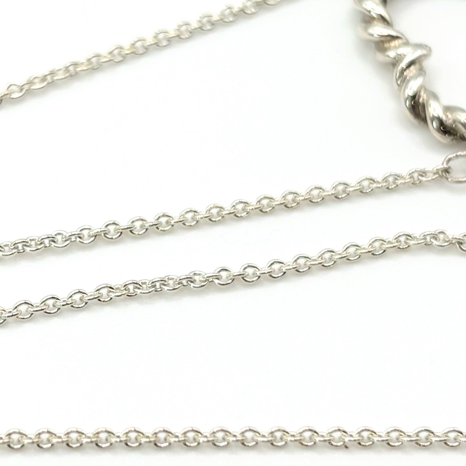 美品】Tiffany & Co. ティファニー ツイスト ハート ネックレス