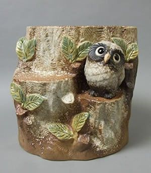 信楽焼 ふくろう 陶器 フクロウ 置物 かわいい おしゃれ ギフト 玄関