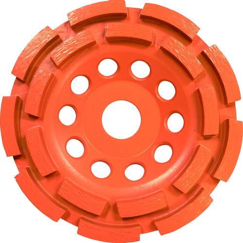 ＴＲＵＳＣＯ ダイヤモンドカップホイール Φ１２５Ｘ２２ ダブルタイプ