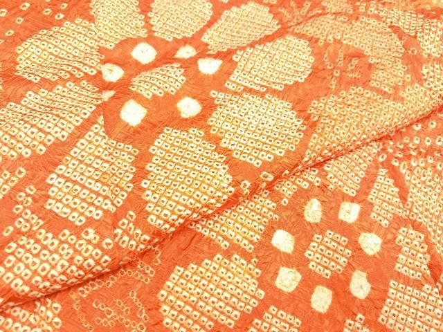 平和屋着物○豪華振袖 絞り 辻が花 遠山花文 金彩 金通し地 正絹