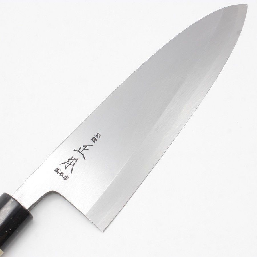 新品】正本総本店 本霞 玉白鋼 出刃包丁 KS2021 七寸 栗型柄 刃渡り約210mm 和包丁 - メルカリ