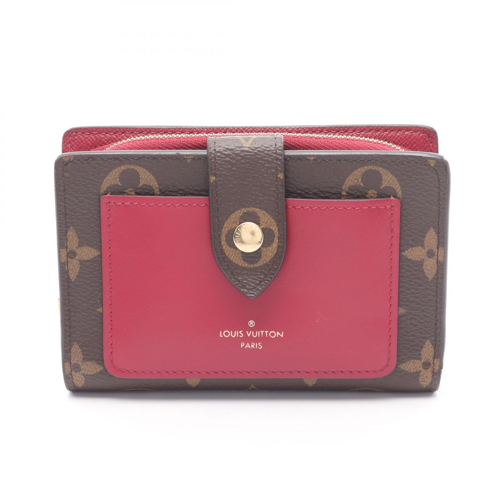 LOUIS VUITTON ルイ ヴィトン ポルトフォイユ ジュリエット モノグラム フューシャ 二つ折り財布