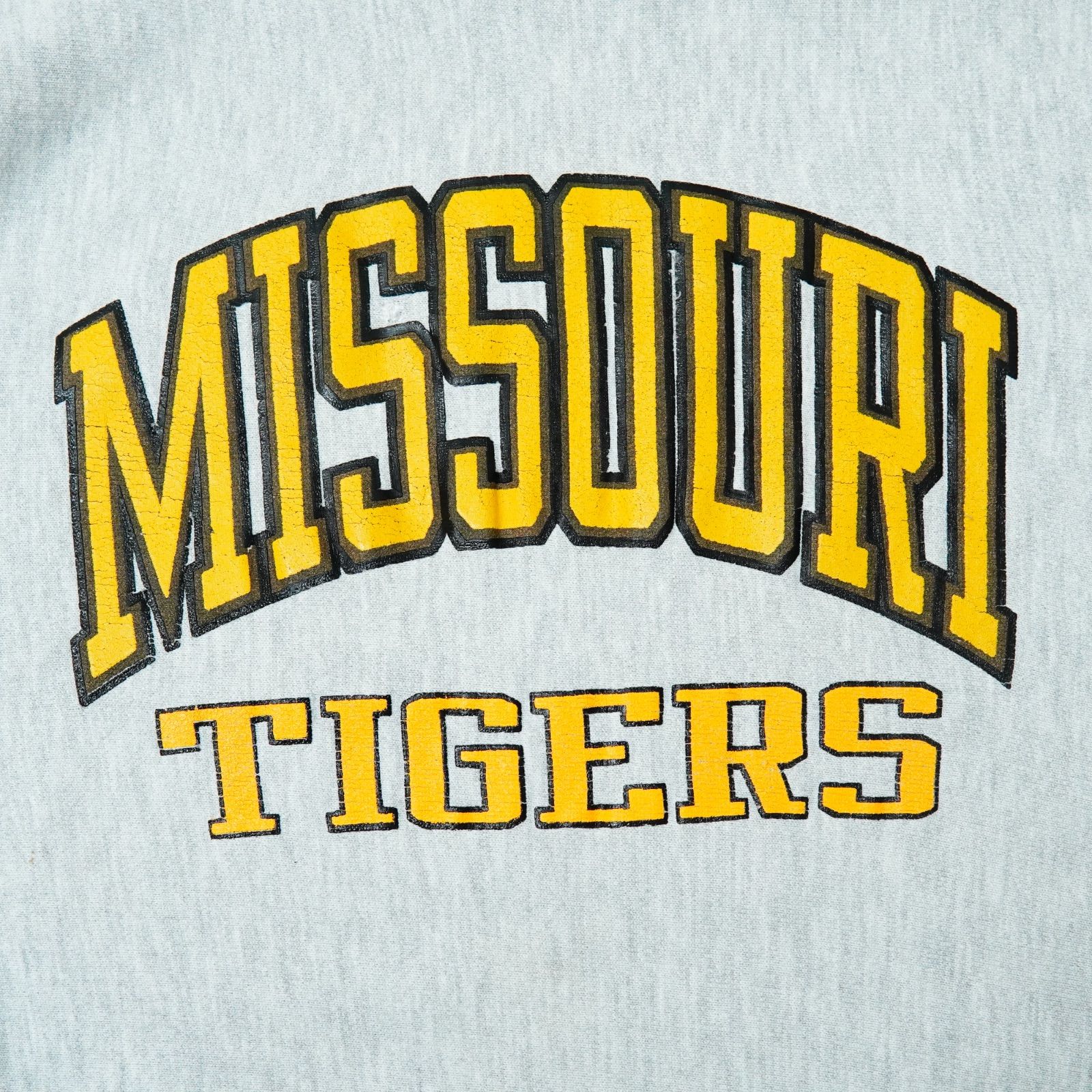 良好♪XL 80s USA製 チャンピオン トリコタグ フットボール Tシャツ 白