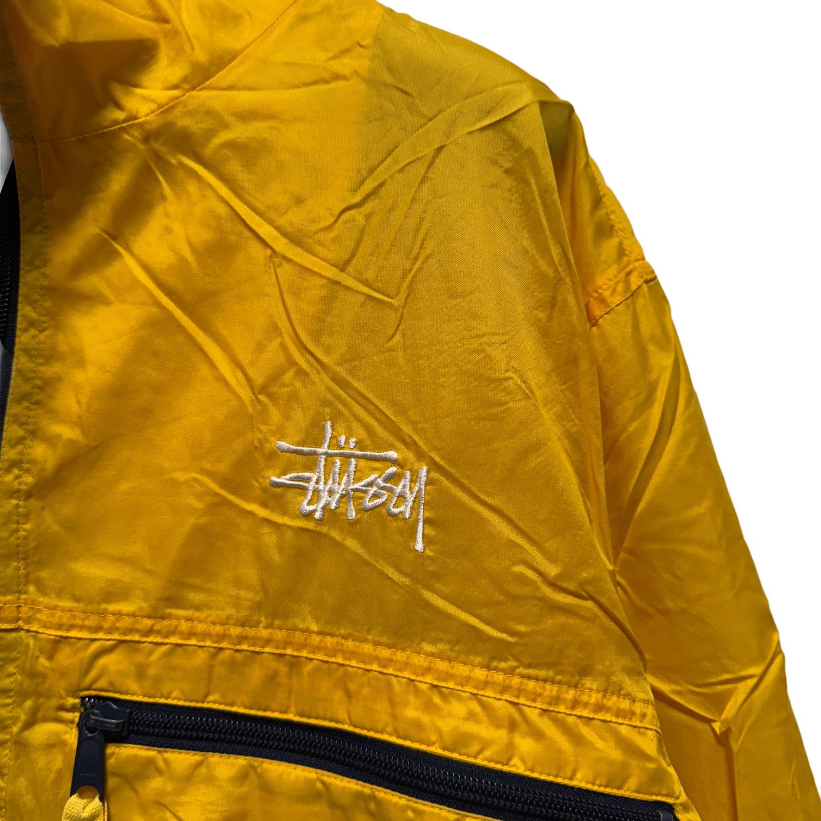 STUSSY ナイロンジャケット Lサイズ ステューシー 短丈 ボックス