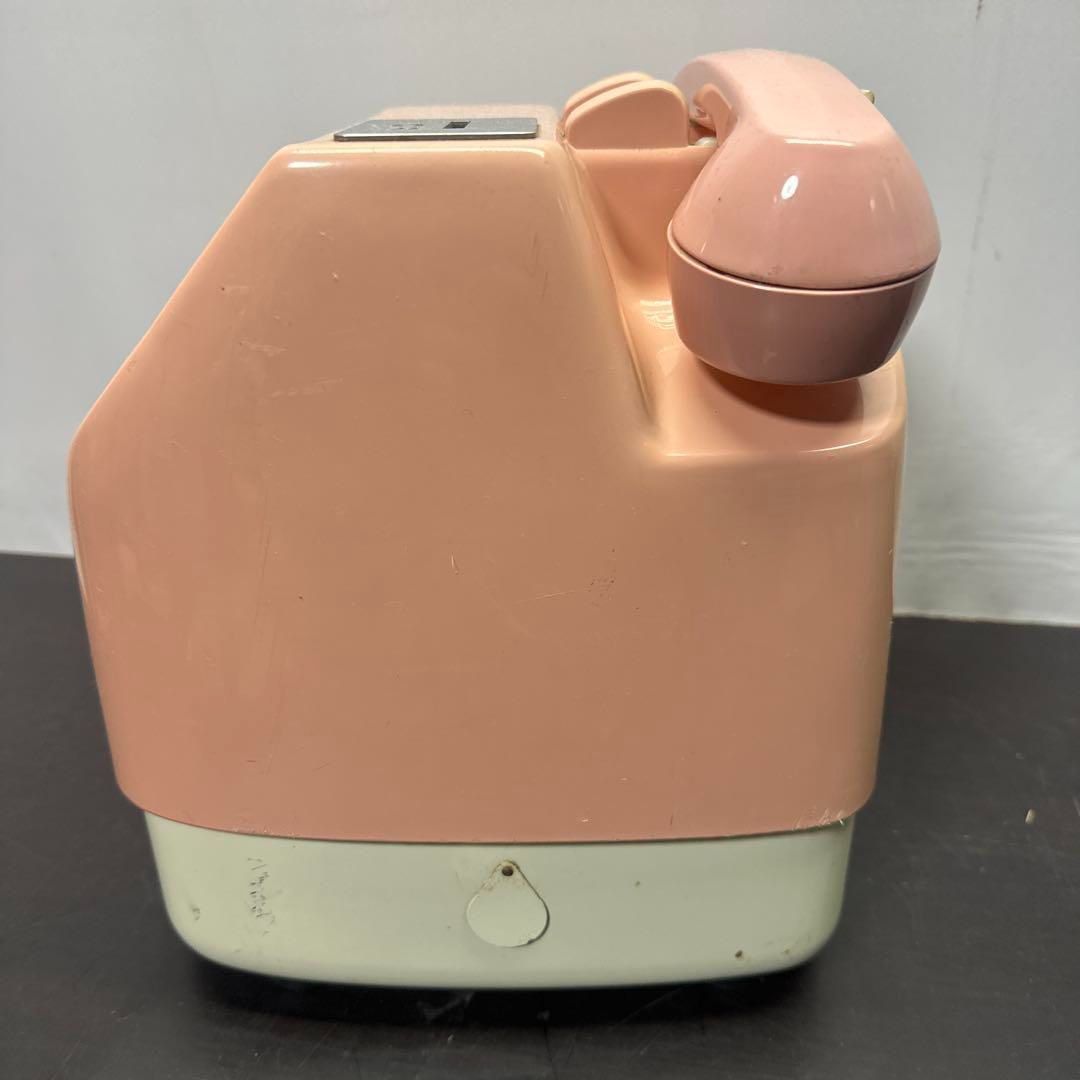 ピンク電話 昭和レトロ ピンク公衆電話 アンティーク ダイヤル式 10円