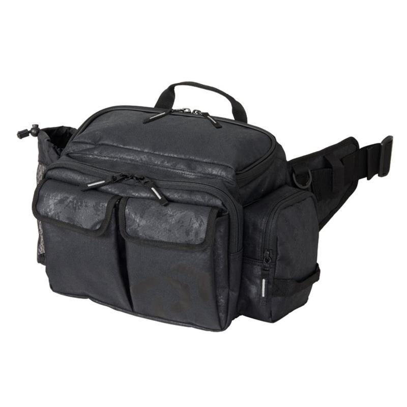 ダイワ DAIWA ヒップバッグ D スパイラルブラック 16×34×23cm