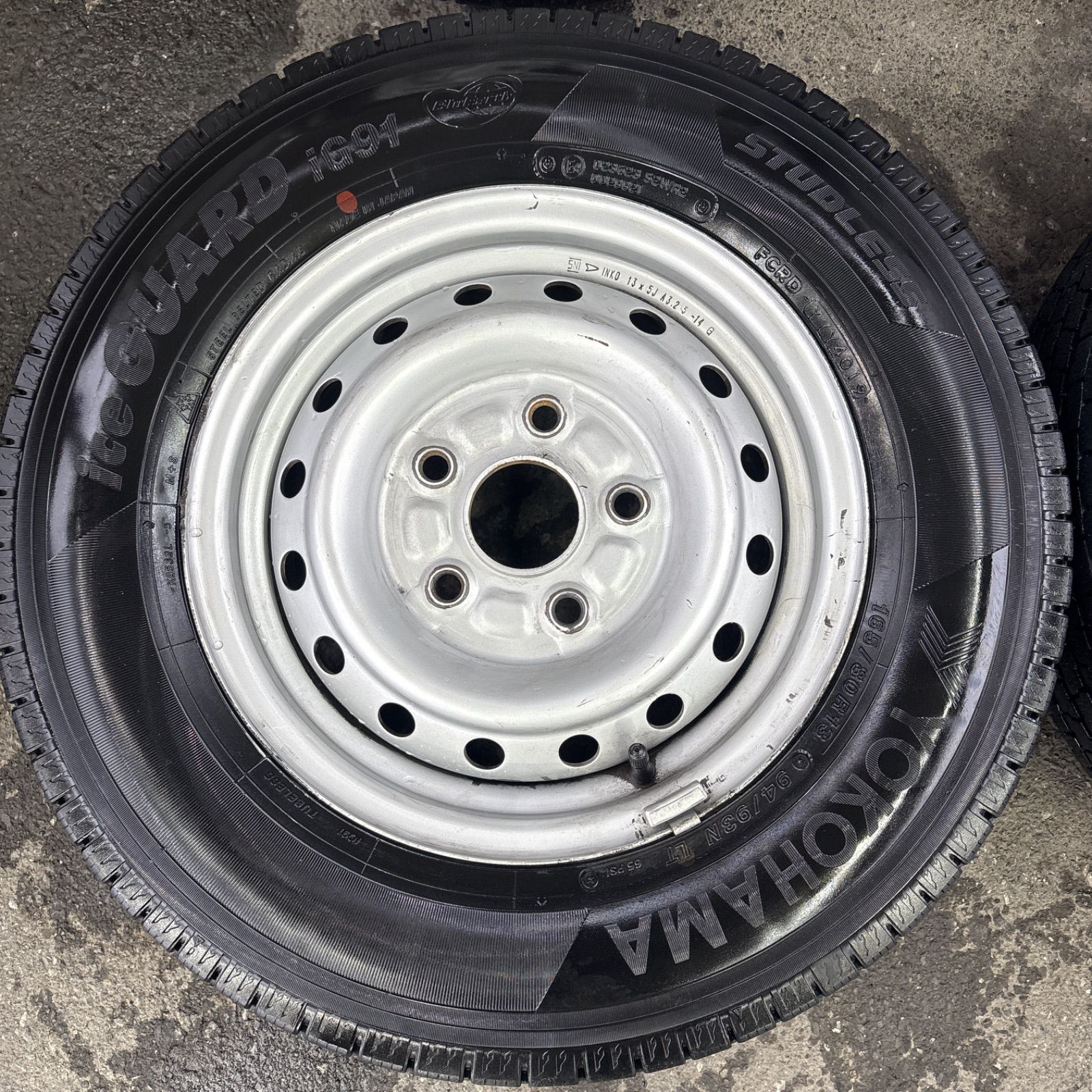 トヨタ ライトエース タウンエース 純正ホイールタイヤセット スタッドレス 165 80R13 FFCRYSTALESIA_COM