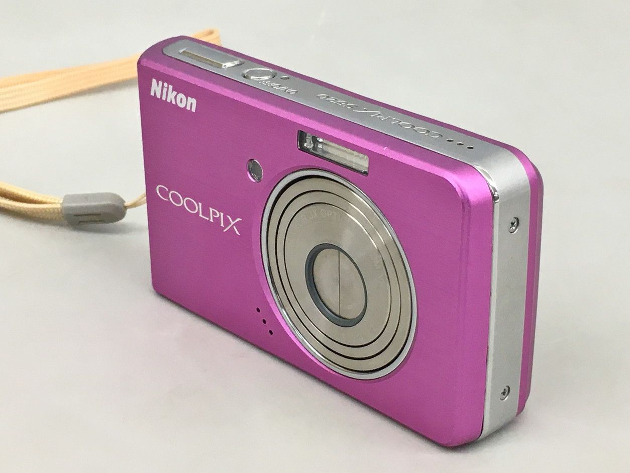 コンパクトデジタルカメラ クールピクス COOLPIX S 520 ニコン Nikon バッテリー 800万画素 光学ズーム3倍 マゼンタ