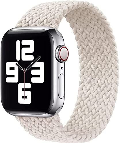 コンパチブル apple watch バンド 軽量設計 通気性 アップルウォッチ用バンド iwatch バンド 柔らかいシリコーン糸混紡リサイクルヤーン素材 ブレイデッドソロループ apple watch Ultra/8/7/6/5/4/3/2/1