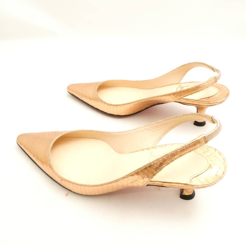 Christian Louboutin ルブタン パンプス 34.5 21.5~22cm相当 レザー レディース AY6760 KIN-KAAI_COM