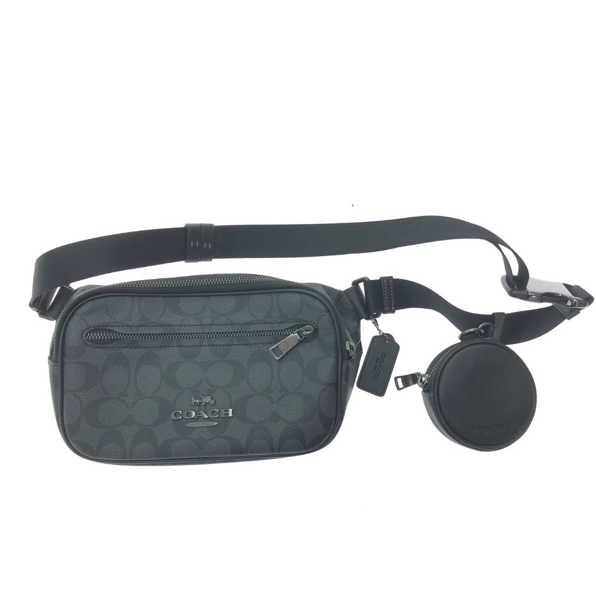 ▽▽COACH コーチ メンズ ボディバッグ シグネチャー エリアス