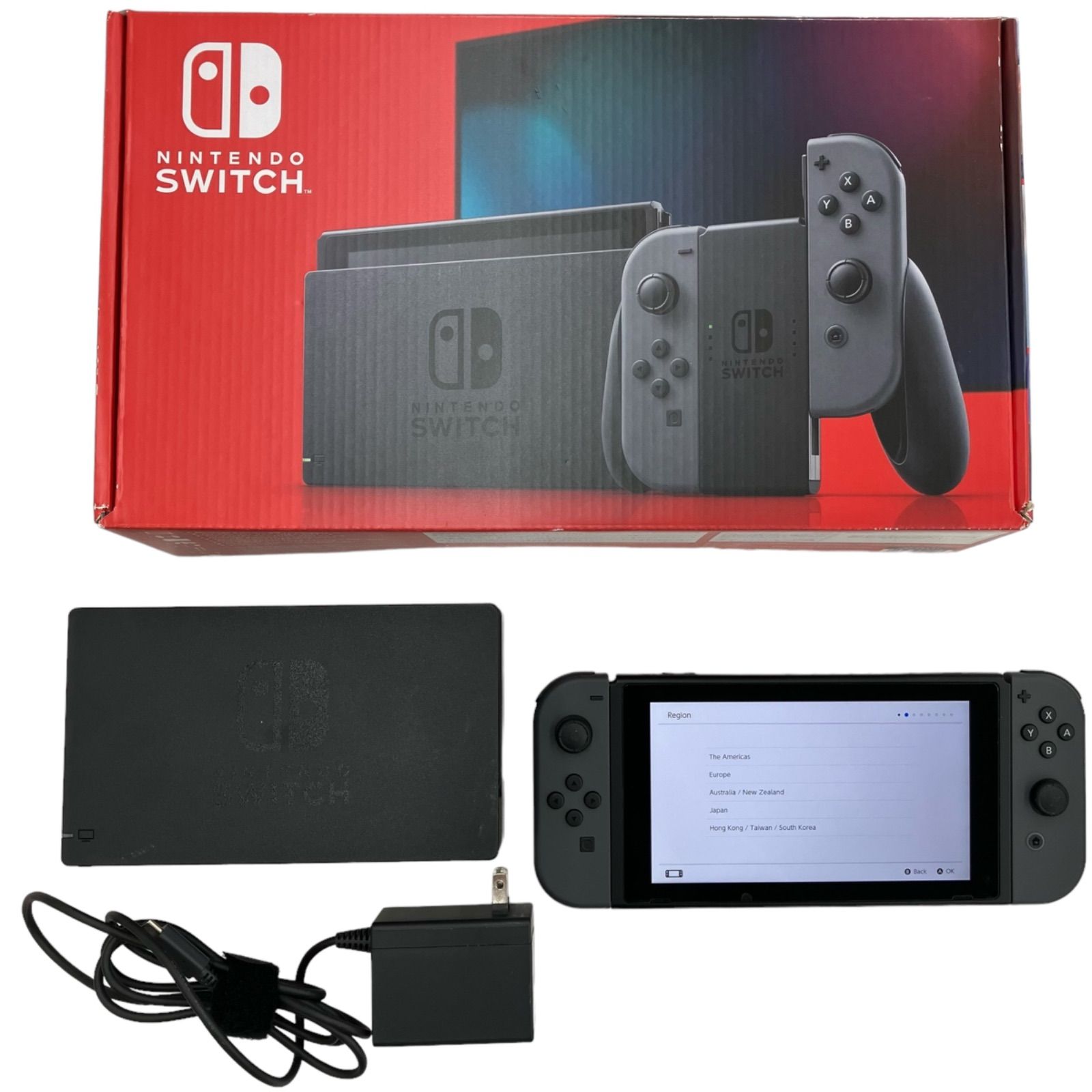 任天堂　ニンテンドー スイッチ Switch 本体　Nintendo Switch 本体　Joy-Con (L) グレー　(R) グレー