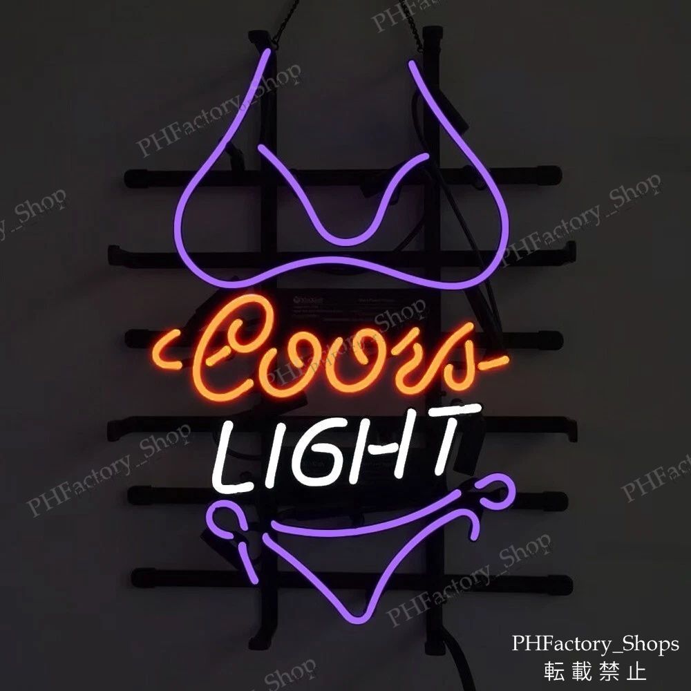 ネオン管 クアーズ ZIMA ライト バー ビール COORS ディスプレイ ネオン管 Coors Light ネオンサイン 看板 ネオン看板 オーダー