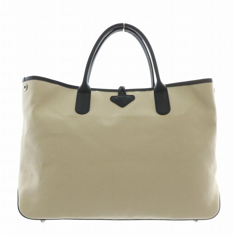 ロンシャン ロゾ トートバッグ ベージュ ロンシャン LONGCHAMP ロゾ トートバッグ ハンド キャンバス