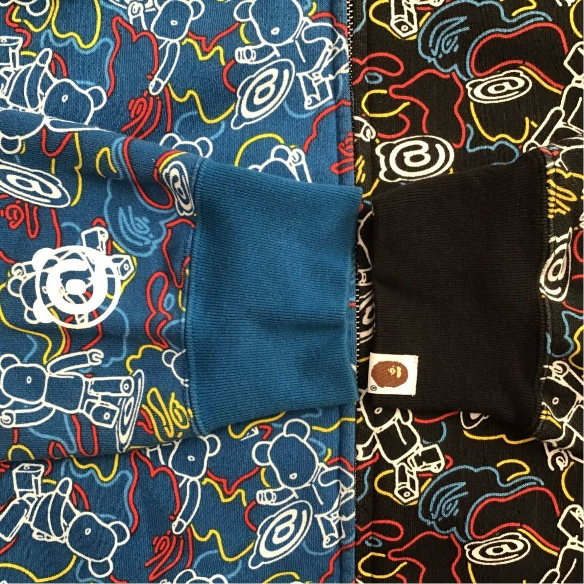 ☆XL☆ MEDICOM TOY CAMO BE@R SHARK FULL ZIP HOODIE a bathing ☆XL☆ MEDICOM TOY CAMO BE@R SHARK FULL ZIP HOODIE a bathing