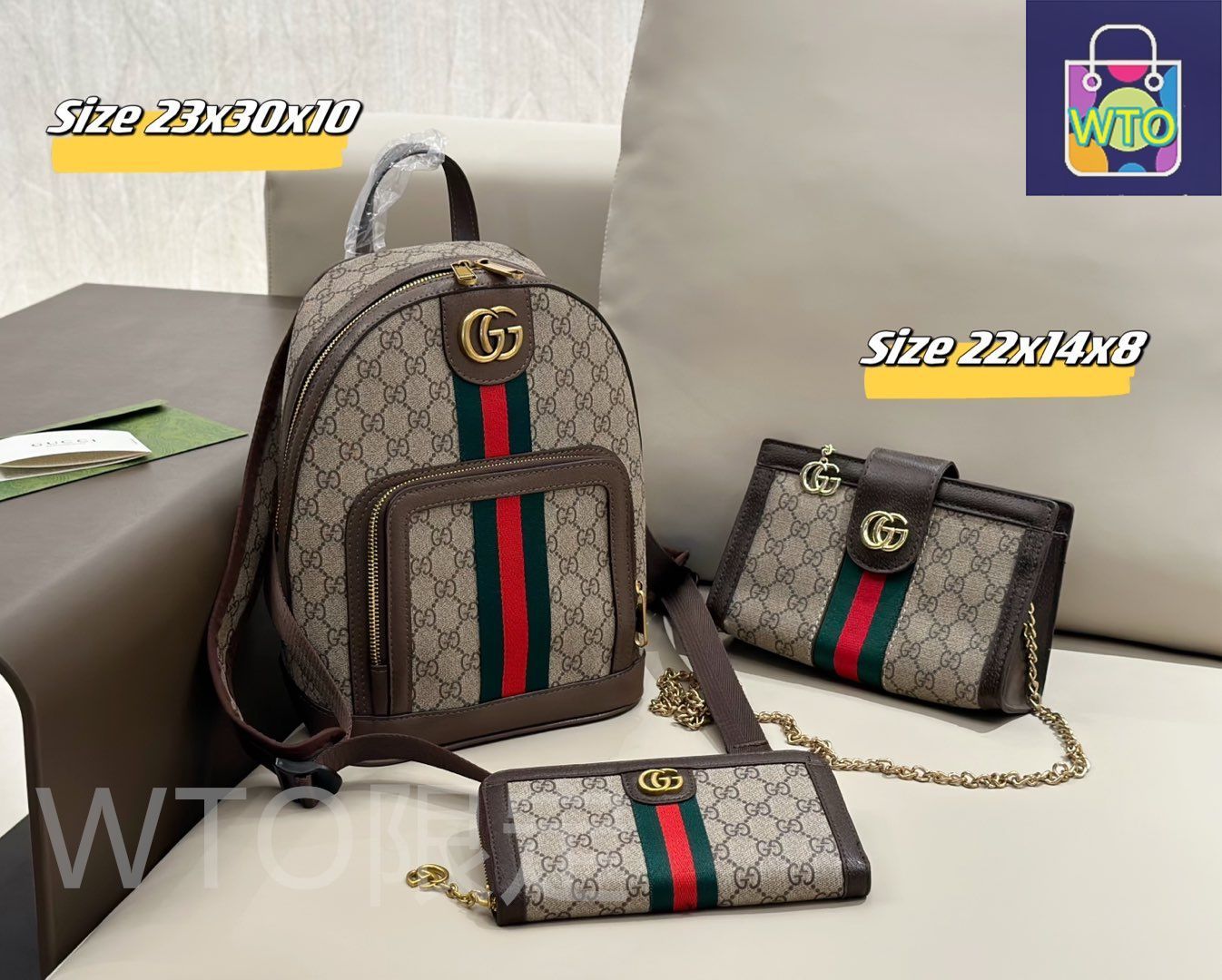 今日特価】Gucci グッチ 組み合わせパック 三つの割引価格-WTO輸