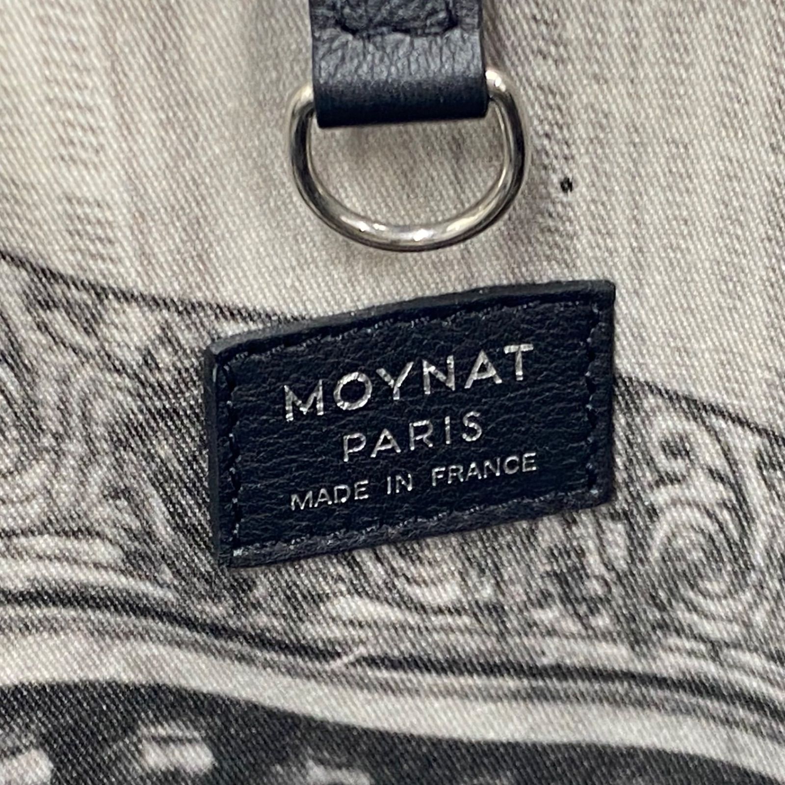 美品 モワナ MOYNAT カバイニシャル トートバッグ ショルダー