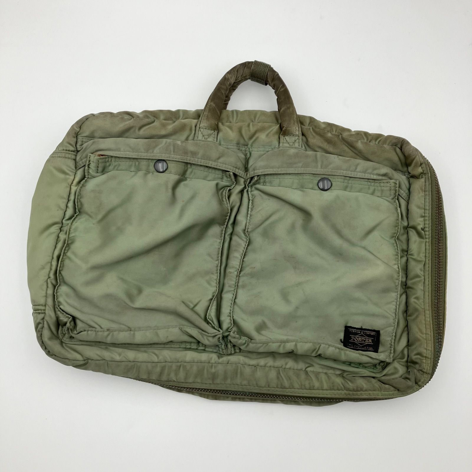 PORTER ポーター TANKER タンカー 3WAY BRIEFCASE ブリーフケース ビジネスバッグ ハンドバッグ リュック セージグリーン  カーキ 吉田カバン BAG 鞄 カバン メンズ SG131-12 - メルカリ