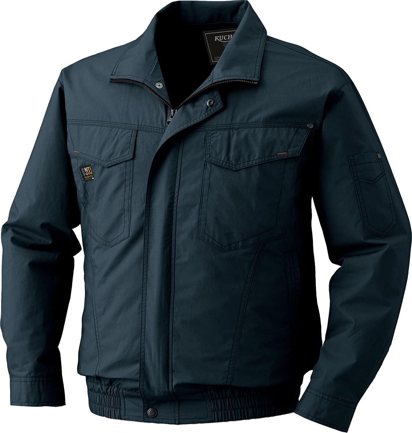 【新品・2営業日で発送】KUCHOFUKU 空調服 空調服 綿薄手タチエリウェアのみ チャコール M