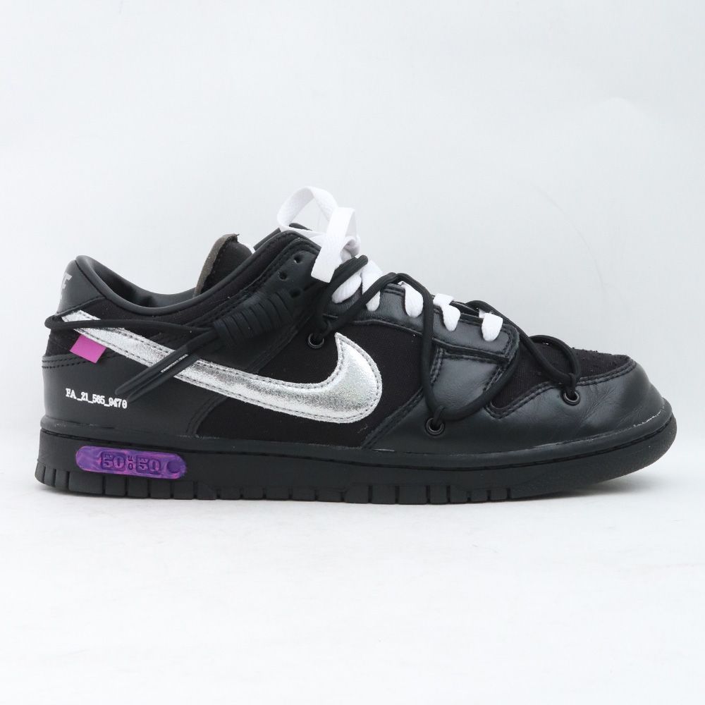 NIKE off-white dunk 26.5cm black - 通販 - csa.sakura.ne.jp