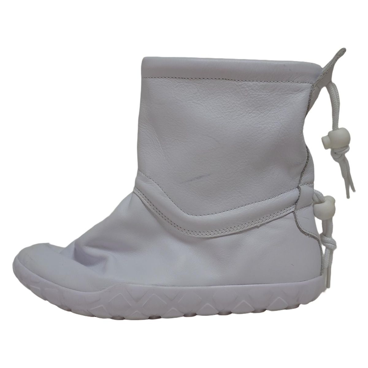 NIKE ナイキ ショートブーツ 23 レディース - 924488-100 白 COMMEdesGARCONSコラボ レザー