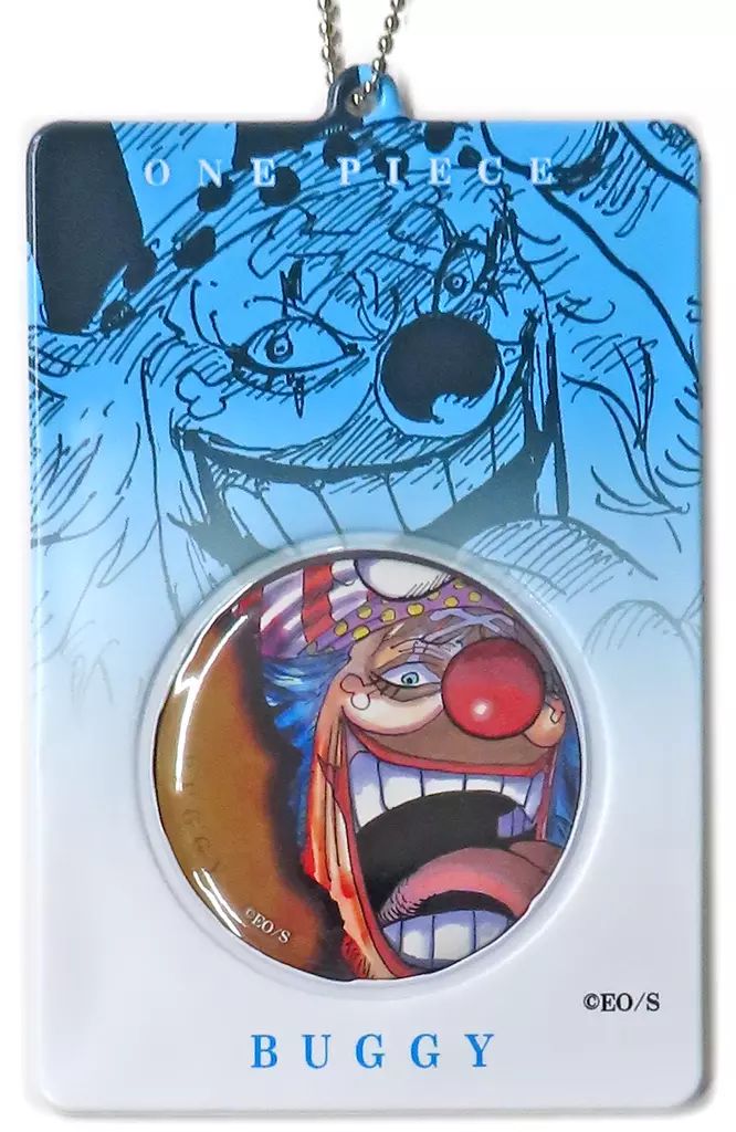 中古】グッズセット バギー 「ワンピース 缶バッジ＆特製ホルダー