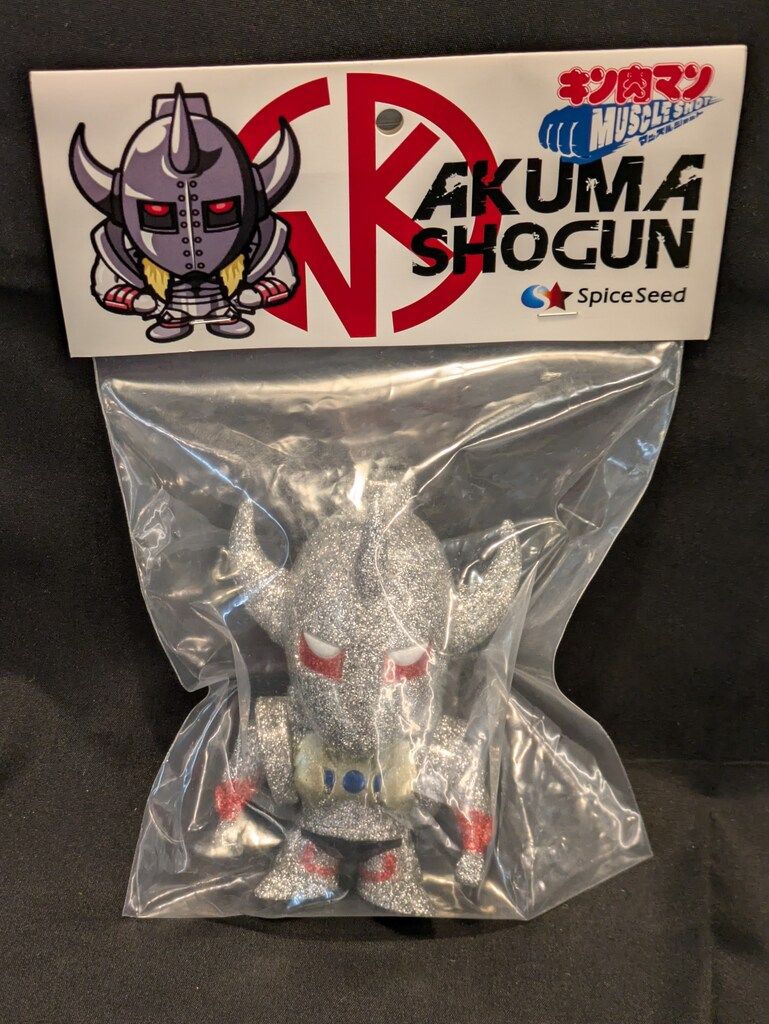 マッスルショット 悪魔将軍 銀ラメ アニメver.キン肉マン スパイスシード SpiceSeed キン肉マン マッスルショット 悪魔将軍 シルバーラメ