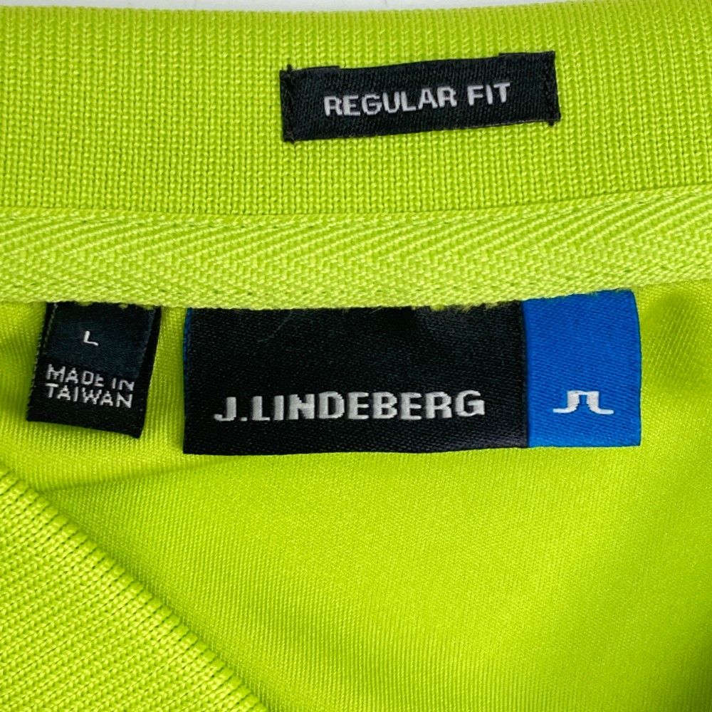 サイズ：L J.LINDEBERG ジェイリンドバーグ 半袖 ポロシャツ