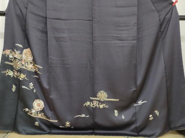 平和屋着物○訪問着 正倉院鳳凰草花文 金彩 正絹 逸品 未使用