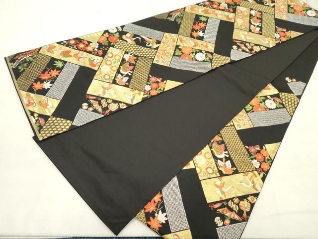 平和屋着物●塩瀬　九寸名古屋帯　女人文　金彩　正絹　逸品　DAAY8221cm 平和屋着物○塩瀬 九寸名古屋帯 女人文 金彩 正絹 逸品 DAAY8221cm 平和