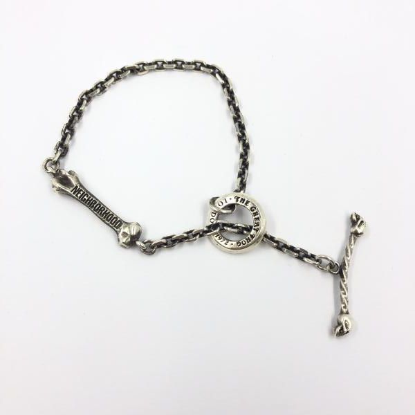 NEIGHBORHOOD xTHE GREAT FROGシルバー髑髏ブレスレット Small Skull Bracelet – The Great Frog London