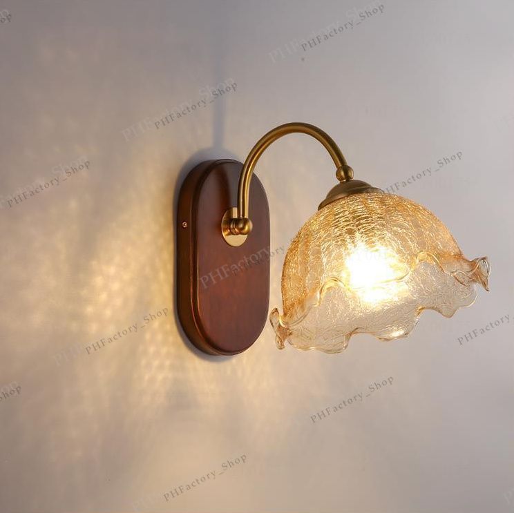 レトロ 鳥と木 白い陶器のテーブルランプ☘ ヴィンテージ レトロ 鳥