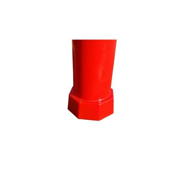 クーポン配布中-スーパー 対象 4本セット ポリウレタン製ソフトコーンM 視線誘導標 取り外し式 ベースなし 高さ800mm 固定アンカーセット 代引不可