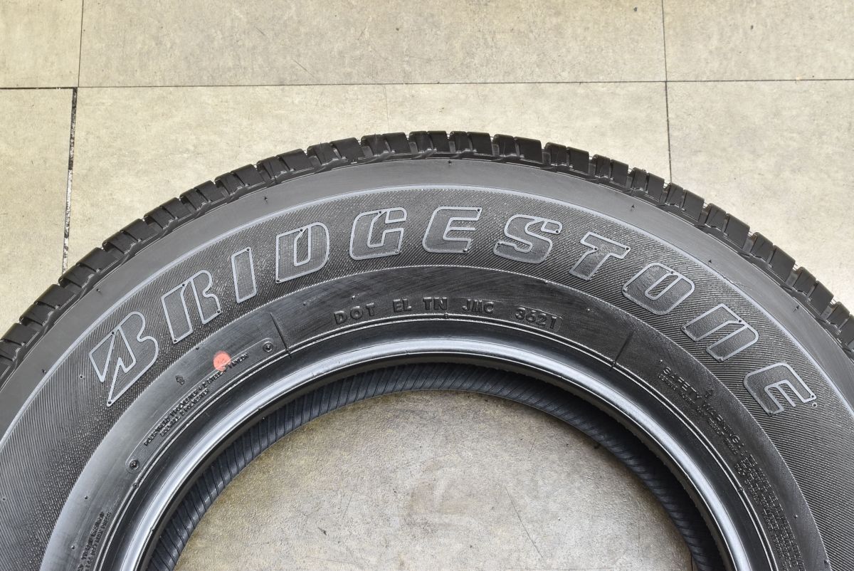 2021年製 バリ溝】ブリヂストン デューラー H/T 684Ⅱ 195/80R15 96S 4
