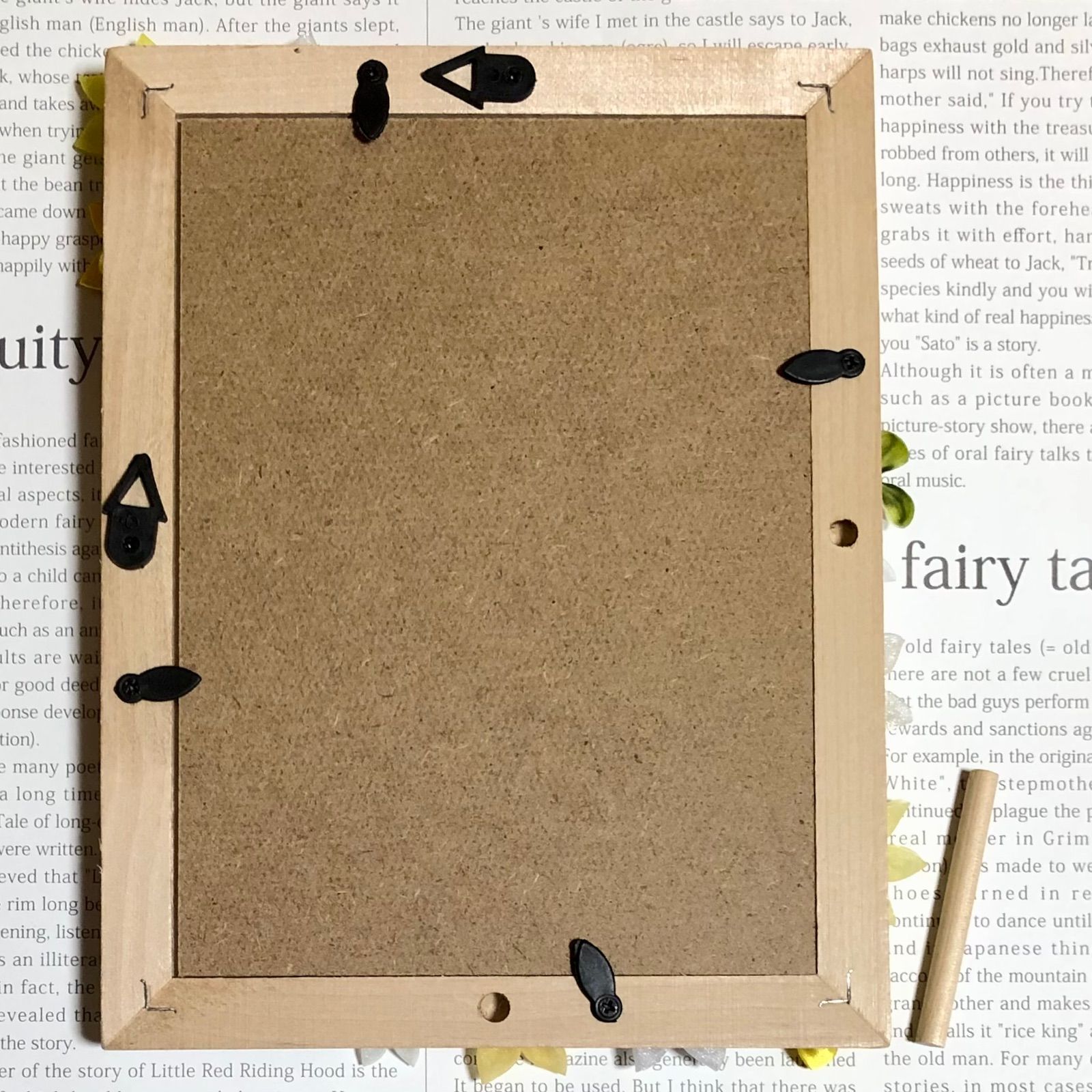 メルカリshops ハンドメイド 031 フォトフレーム 写真立て L 2l判サイズ イエロー