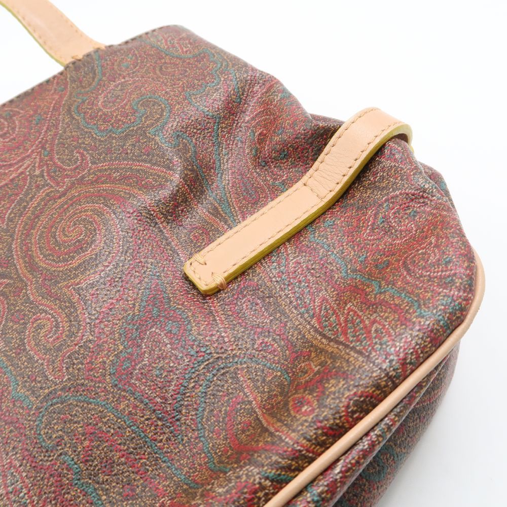 美品 ETRO エトロ ハンドバッグ 1点 レザー ペイズリー柄 かばん  