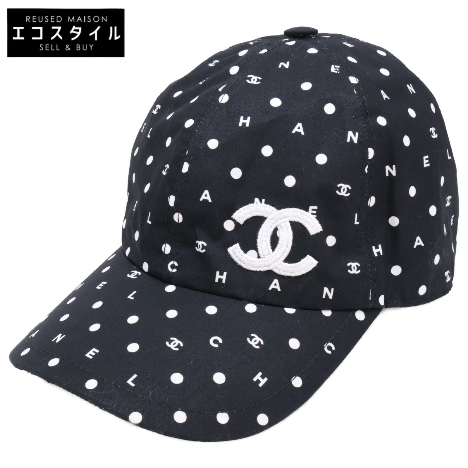 CHANEL シャネル 24P AA9868 ココマーク ベースボールキャップ