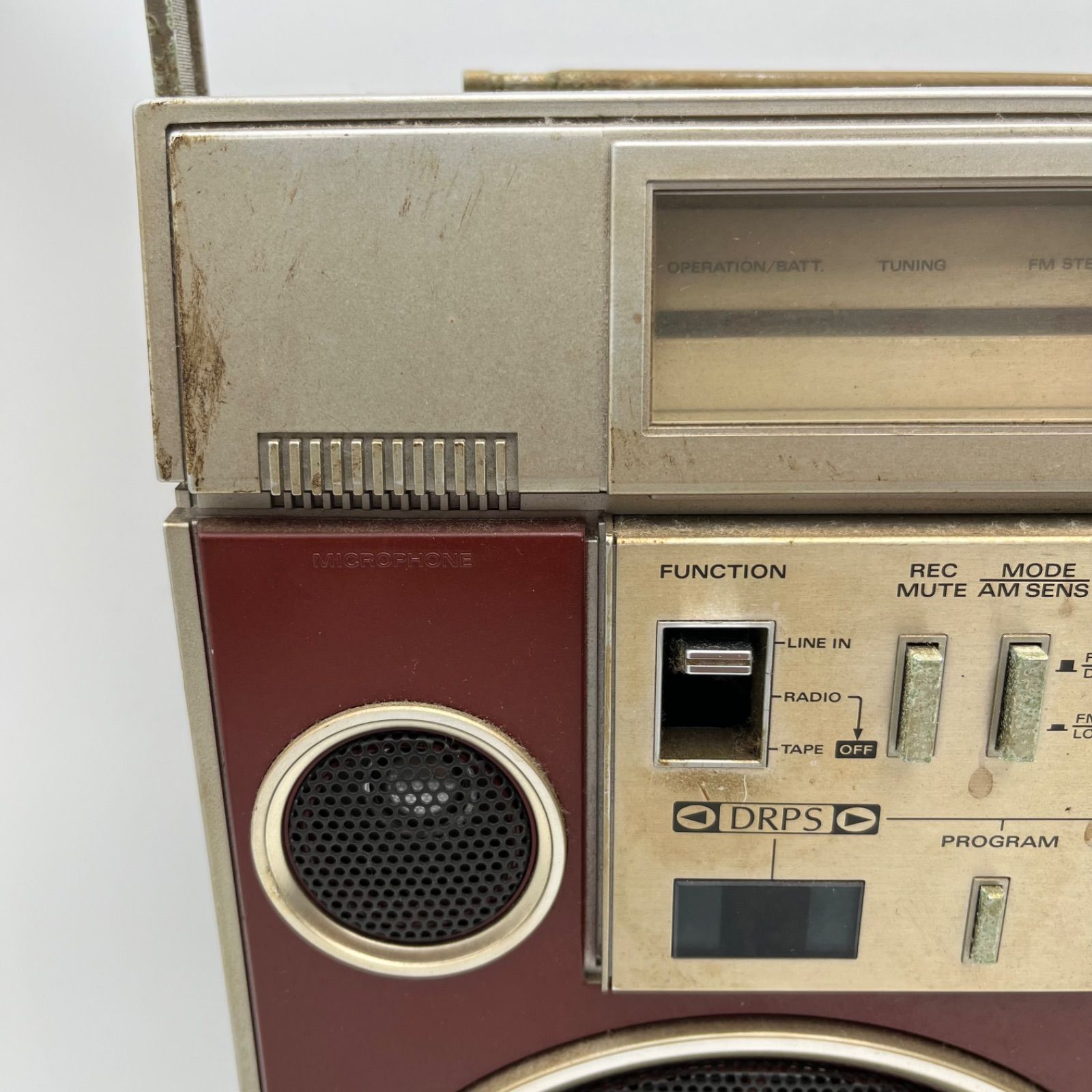 希少！HITACHI TRK-8600RM PERDISCO ジャンク扱い HITACHI TRK-8600RM Boombox 2-Way 4-Speaker Metal Tape