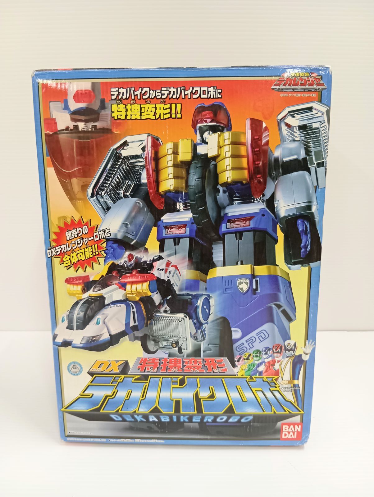 BANDAI/バンダイ 特捜戦隊デカレンジャーDX デカバイクロボ【中古品