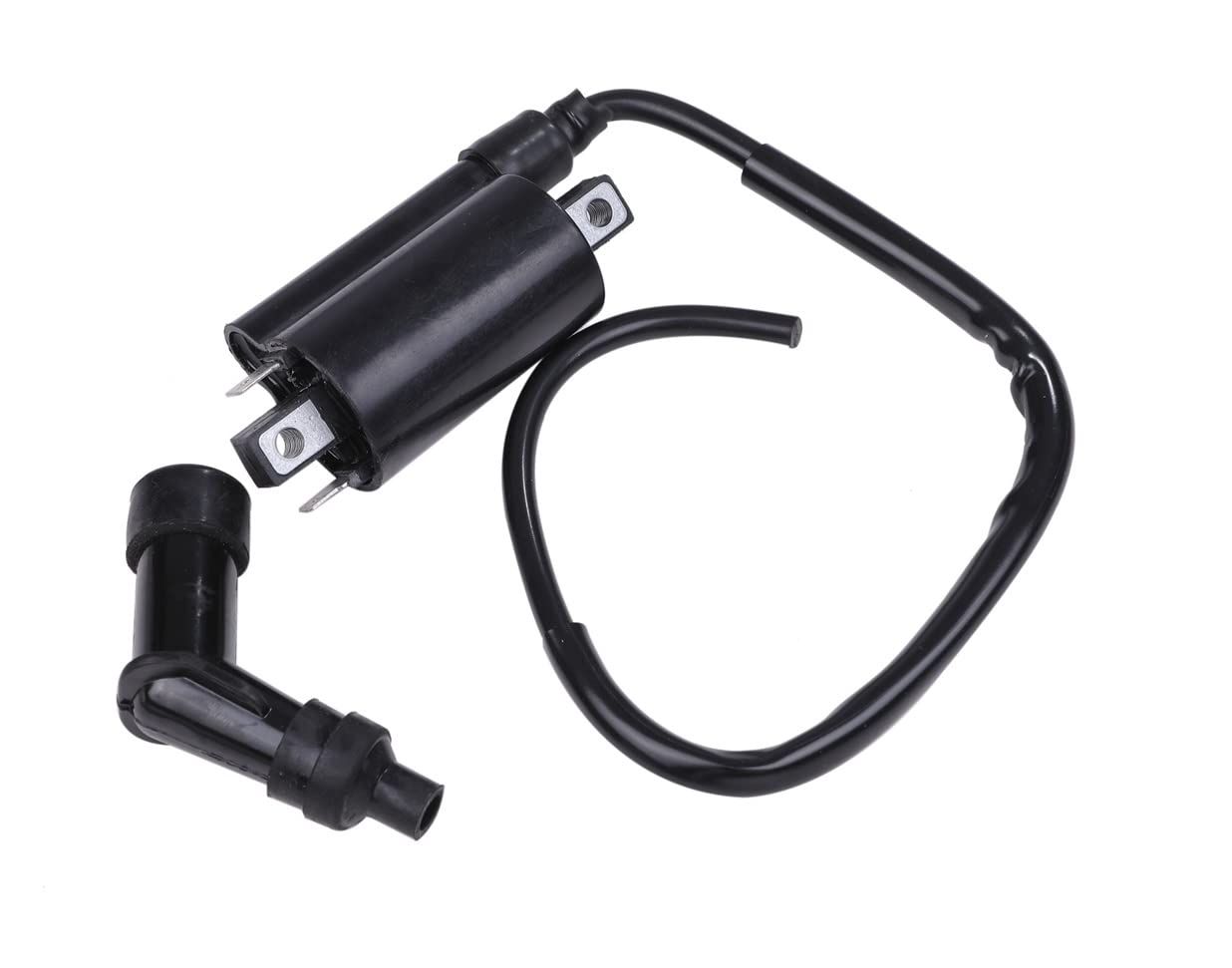 CustomDivine イグニッションコイル ポイント 点火式 12V バッテリー 点火 変圧器 カスタム 交換 パーツ GR650 GSX250T GS400 GSX250E GSX400E GSX450E 等 汎用 社外品 ネジ キャリパー レ [1個]
