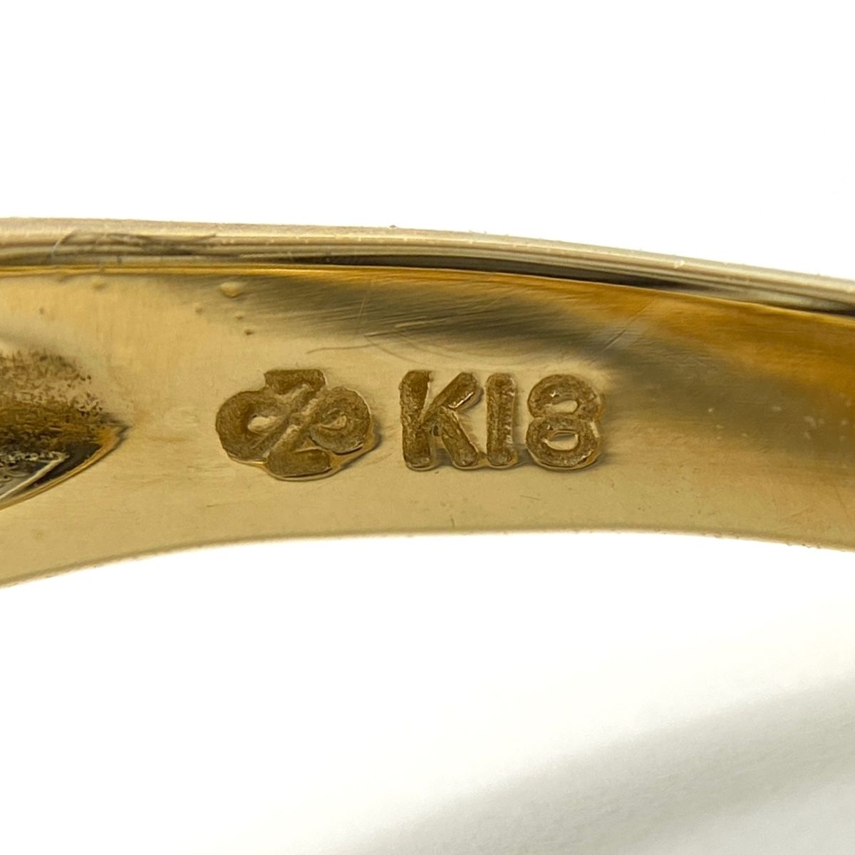 メレダイヤ デザインリング YG イエローゴールド 指輪 リング 12.5号 K18 ダイヤモンド レディース FORTGASGNV_COM_BR