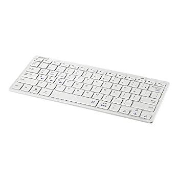 【中古】【非常に良い】BUFFALO Bluetooth 3.0対応 コンパクトキーボード ホワイト BSKBB310WH