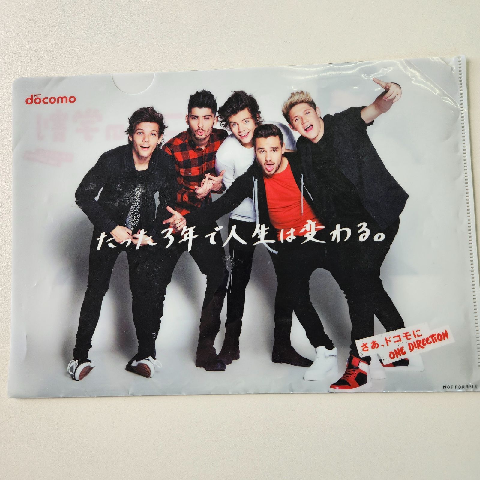 売り切れ☆ONE DIRECTION クリアファイル 公式】ワン・ダイレクション One Direction ブロマイド6枚セット