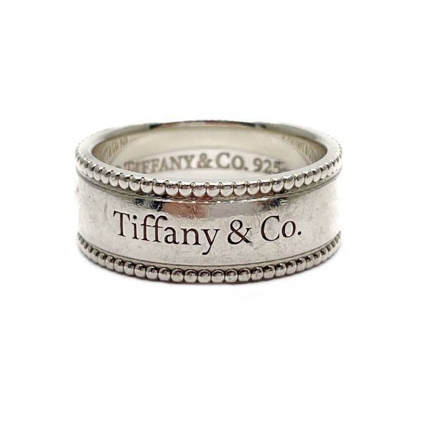 TIFFANY&Co. ミルグレイン ワイド リング・指輪 SV925 - リング(指輪)