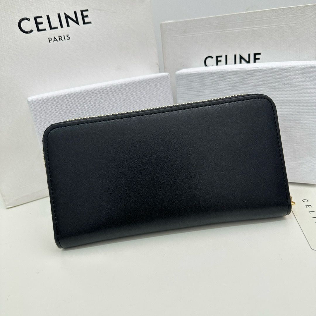 CELINE セリーヌ 財布 レディース 長財布 黒