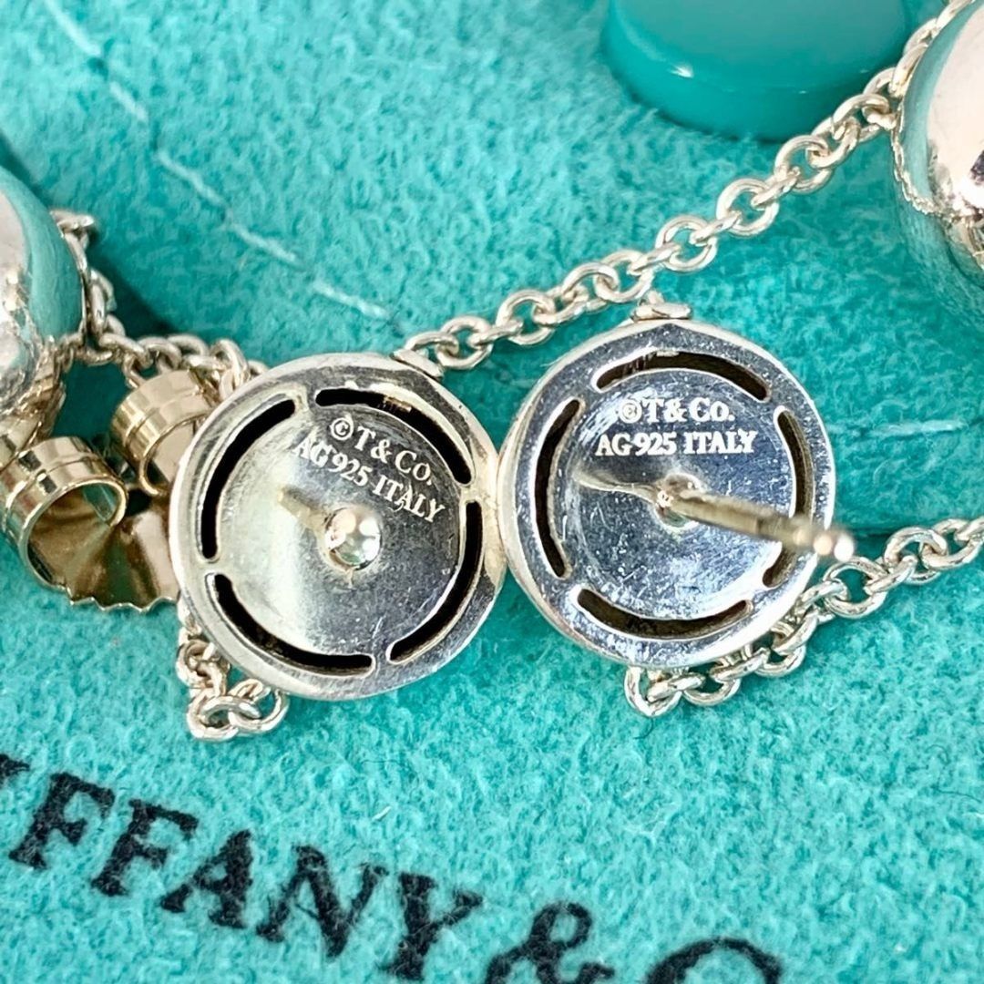 h511 美品　ティファニー　ハードウェア　ボール　ピアス　シルバー　925 h511 美品 ティファニー ハードウェア ボール ピアス シルバー 925