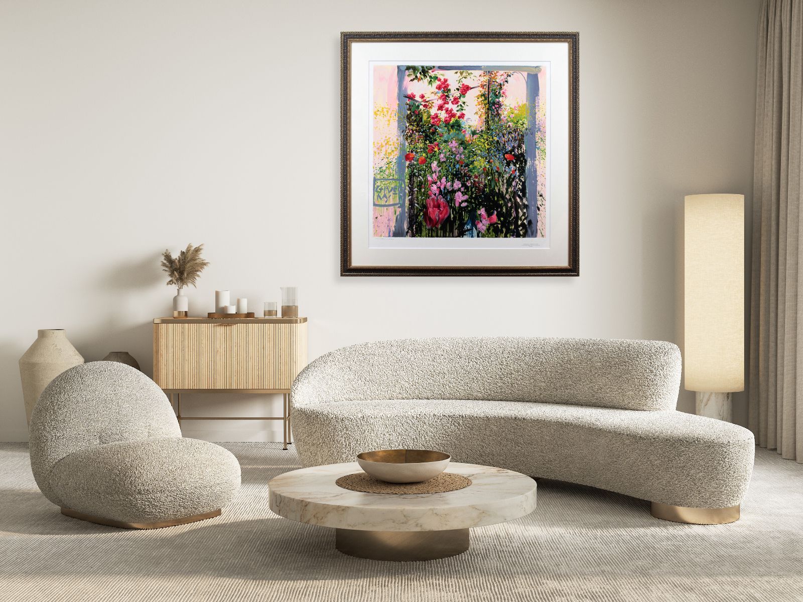 トレンツ・リャド 「花畑」 シルクスクリーン 版画 絵画 トレンツ・リャド 「花畑」 シルクスクリーン 版画 絵画 - メルカリ
