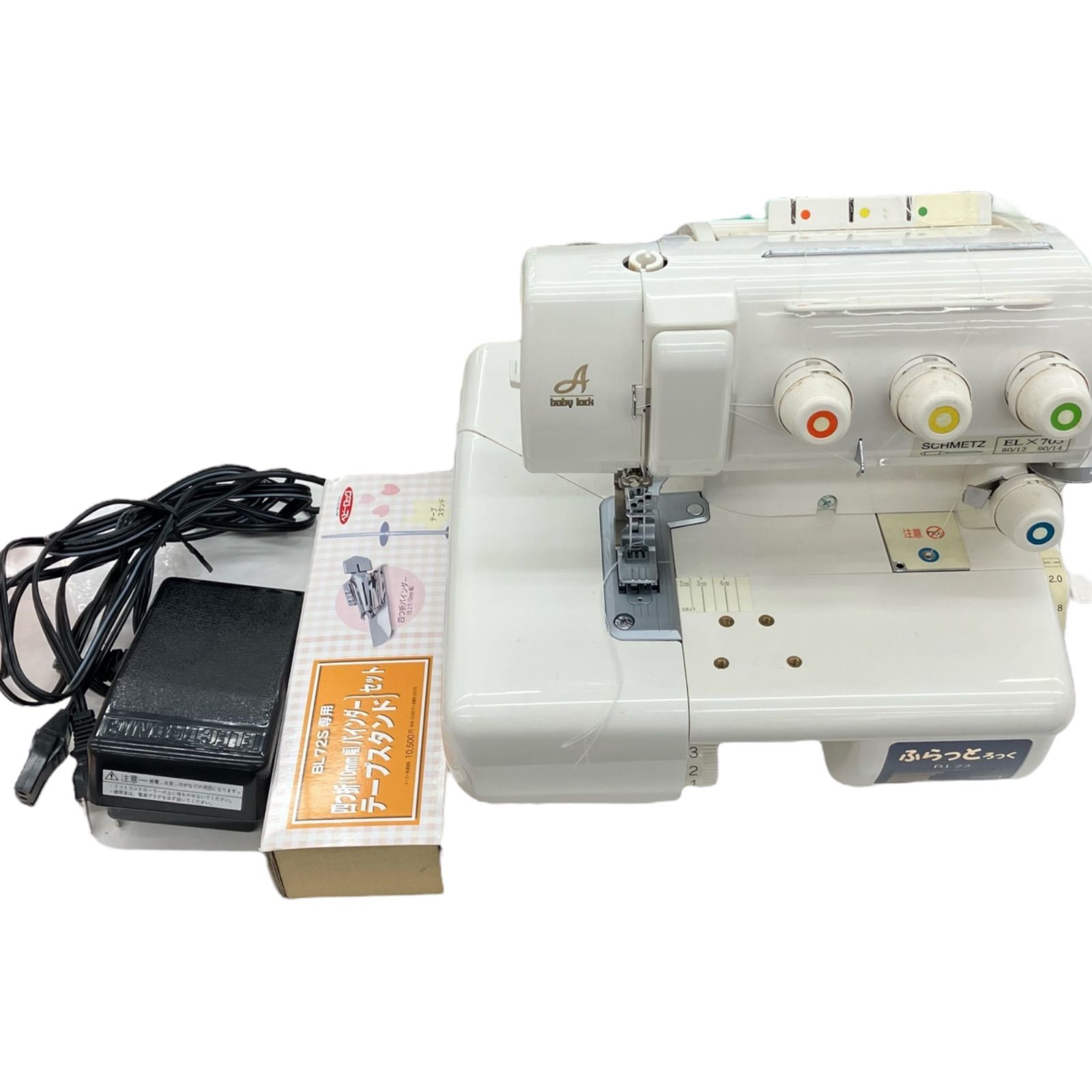 186000 現状品 ベビーロック ふらっとろっくBL72S