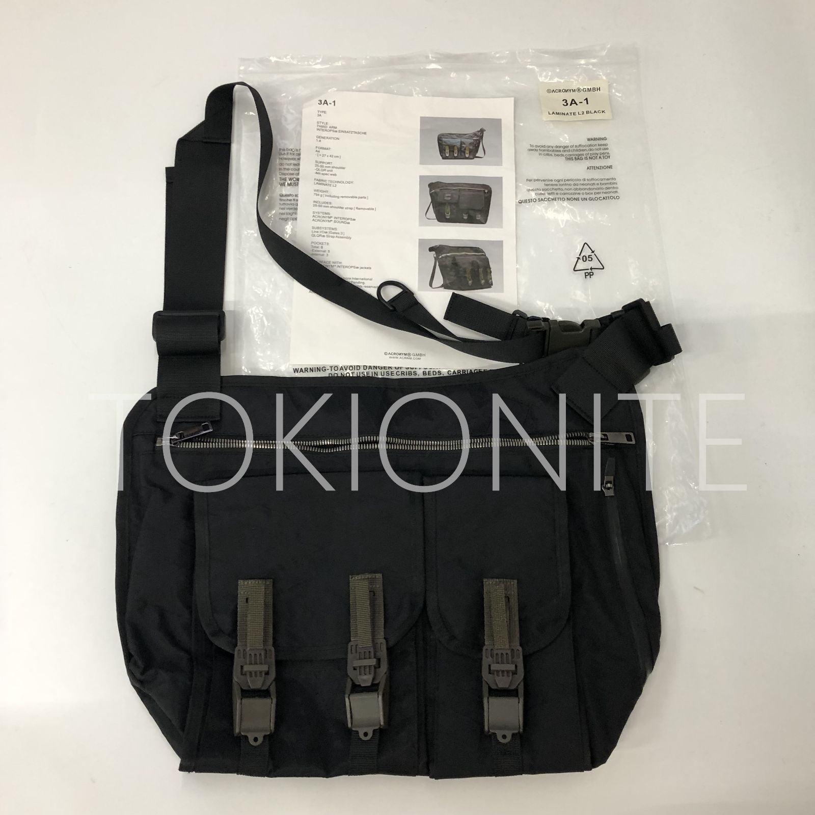 Acronym アクロニウム バッグ 3A-1 メッセンジャーバッグ - メルカリ