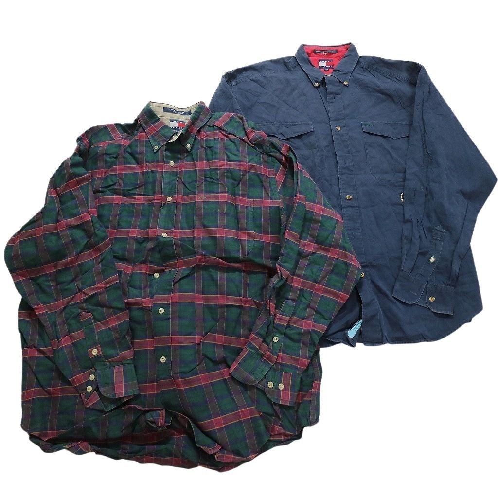 古着卸 まとめ売り 古着屋系ブランドMIX 長袖シャツ 9枚セット (メンズ L /